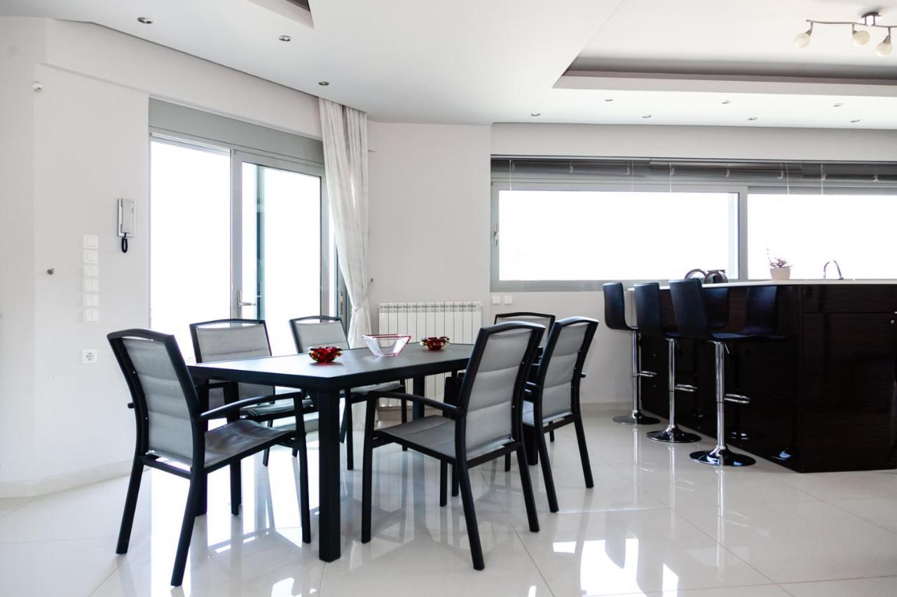 Seaview Pool Villa Near Beach And Athens Airport Pórto Ráfti Zewnętrze zdjęcie