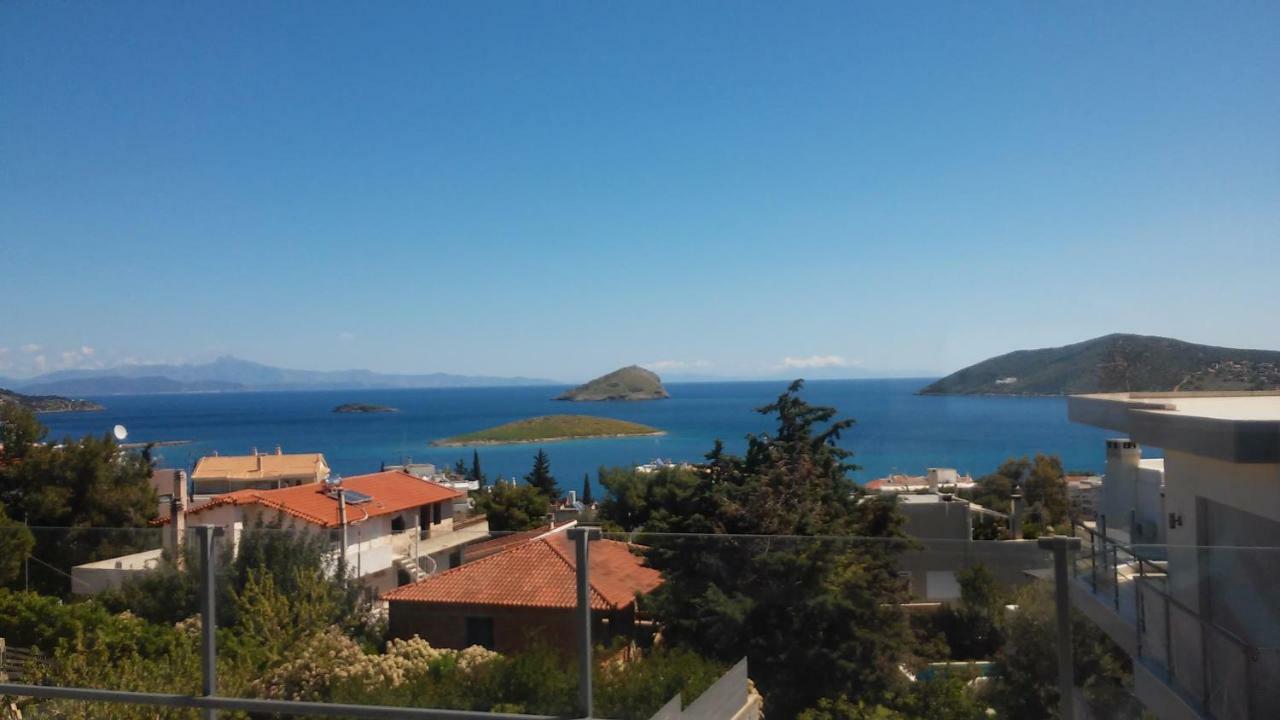 Seaview Pool Villa Near Beach And Athens Airport Pórto Ráfti Zewnętrze zdjęcie