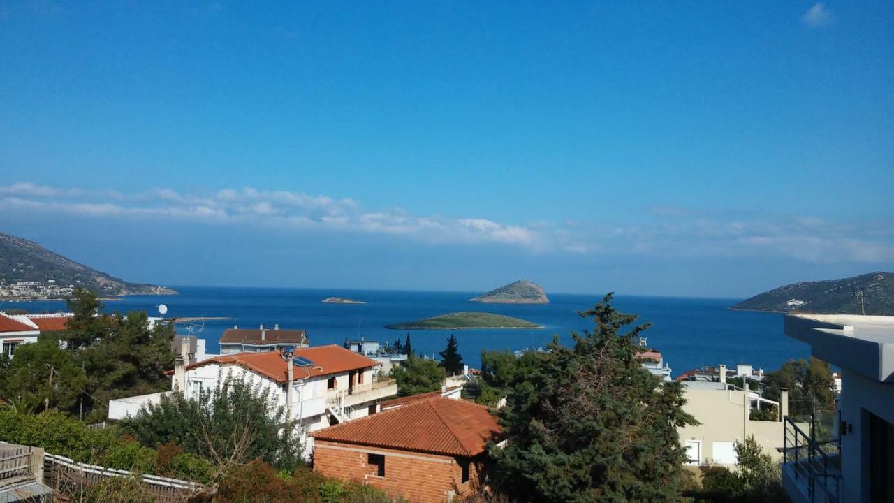 Seaview Pool Villa Near Beach And Athens Airport Pórto Ráfti Zewnętrze zdjęcie